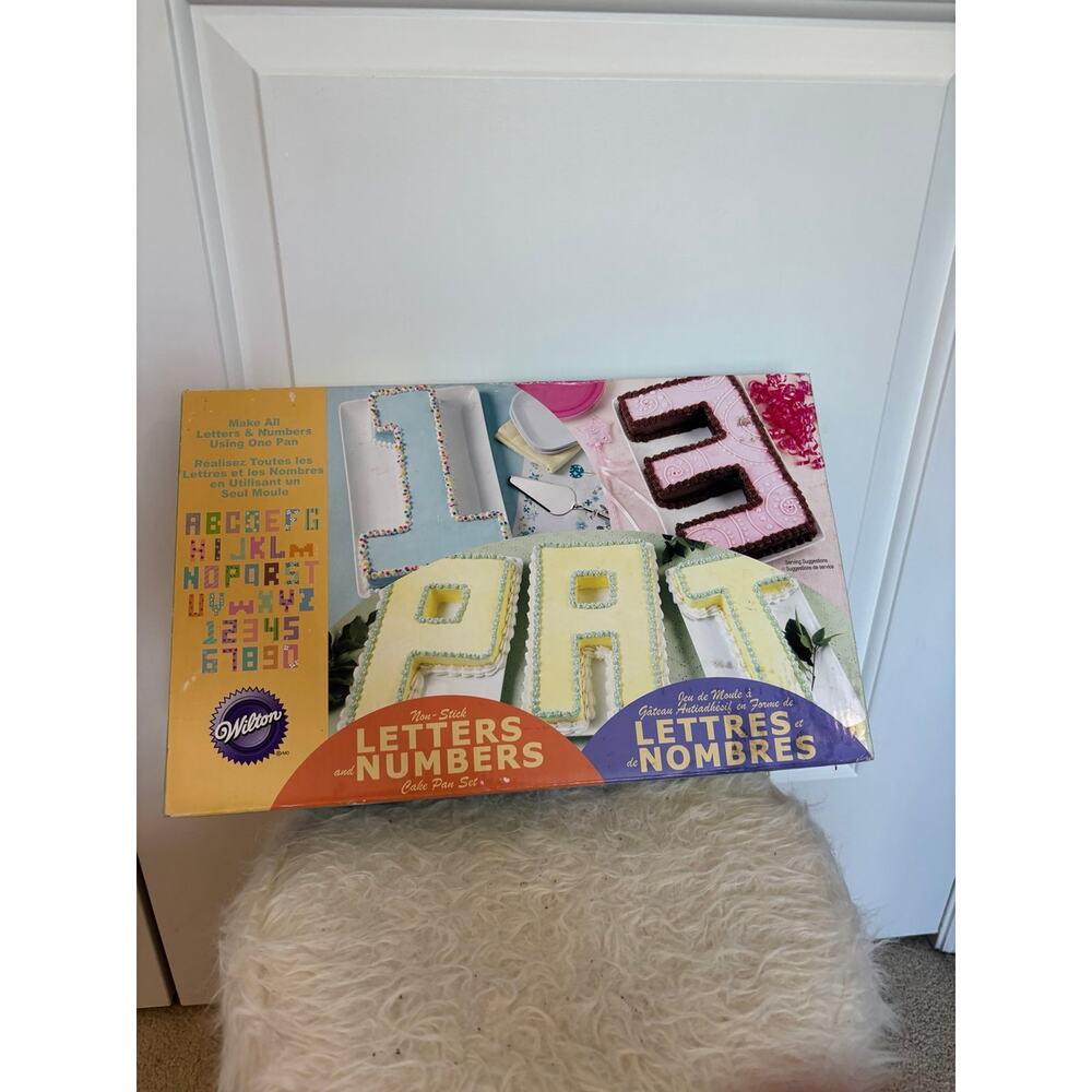 Wilton Countless Celebrations Letters and Numbers Cake Pan Set